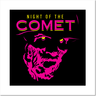 Night of the Comet Zombie Neon Posters and Art